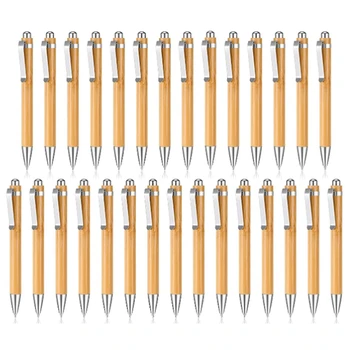 Бамбук химикалка писалка за гравиране, Дървени Сгъваем Бамбук дръжка С допълнителни черно мастило, Химикалка писалка за водене на дневник