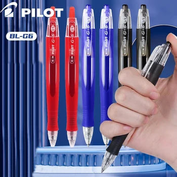 Гел химикалка Japan Pilot 0,5 мм, Анти-умора, мека, бързосъхнеща химикалка писалка BL-G6-5, Офис и ученически принадлежности, аксесоари, Стационарни