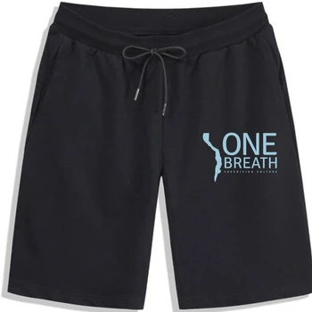 Мъжки Шорти Един Дъх Freediving Culture Gift Idea, къси Панталони по Поръчка, изработени от памук, Стръмни Известни Удобни Пролетно-Есенни мъжки къси Панталони
